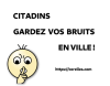 Bruits en ville Cerelles
